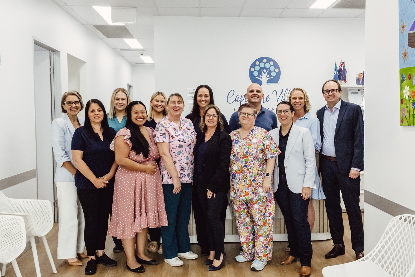 Capestone Village Family Practice team at reception